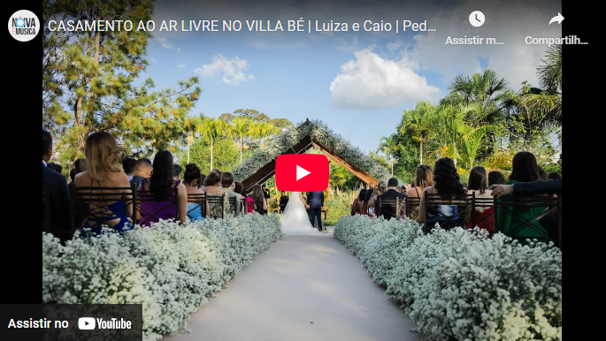 CASAMENTO AO AR LIVRE NO VILLA BÉ | Luiza e Caio | Pedro Marra Cerimonial Brasília | Noiva e Música